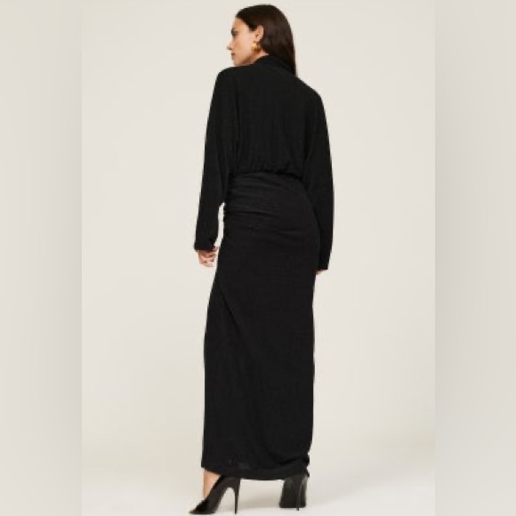 Line + Dot Ariel Gown black size XSmall - Picture 5 of 14